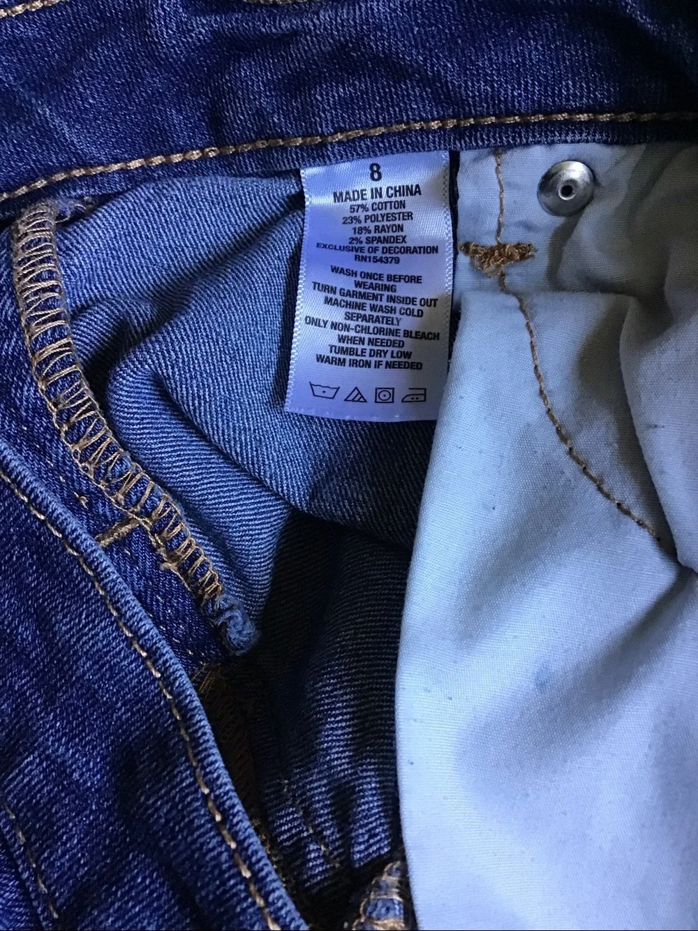 Aeropostale Blue Denim Jean Shorts